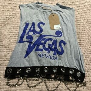 LF vintage muscle chain top